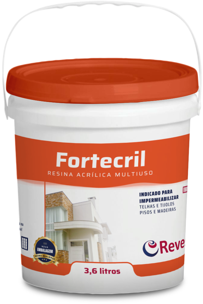 Revescor Fortecril – Resina Líquida Impermeabilizante Acrílica Multiuso
