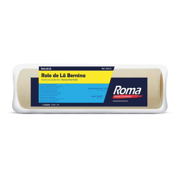 Roma Rolo de lã de carneiro Bernina – 255