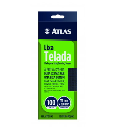 Atlas Lixa Folha Abrasiva Telada 115mmx280mm
