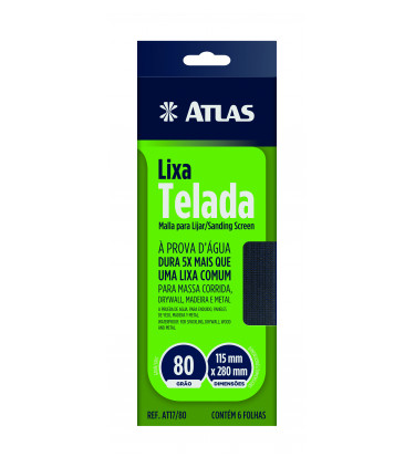 Atlas Lixa Folha Abrasiva Telada 115mmx280mm