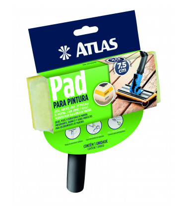 Atlas Pad para Pintura com Cabo 200x75mm