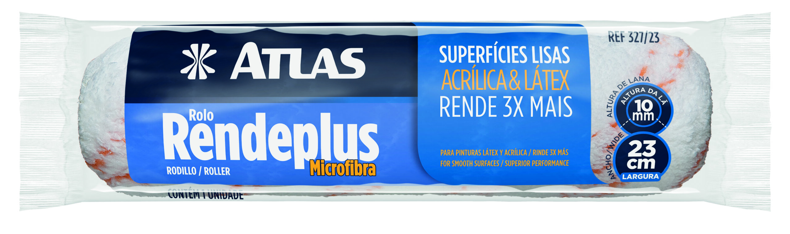 Atlas Rolo Rendeplus Microfibra Lã